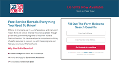 Desktop Screenshot of goforbenefits.com