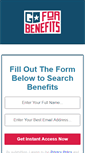 Mobile Screenshot of goforbenefits.com